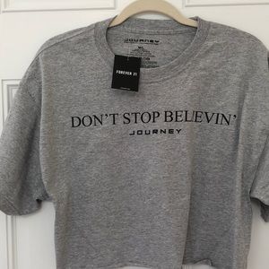 Forever 21 cropped tee. NWT.